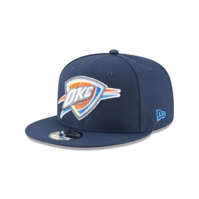 Oklahoma City Thunder Gorra | New Era NBA Squad Twist 9fifty Snapback Cap Mexico - Azules